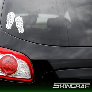 Flip Flops Filigree - 5.75" Vinyl Decal